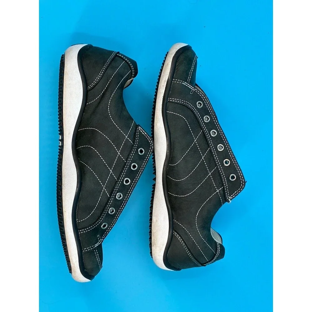 FootJoy LoPro 97261 Womens 7 M Black Spikeless Golf Shoes No Laces